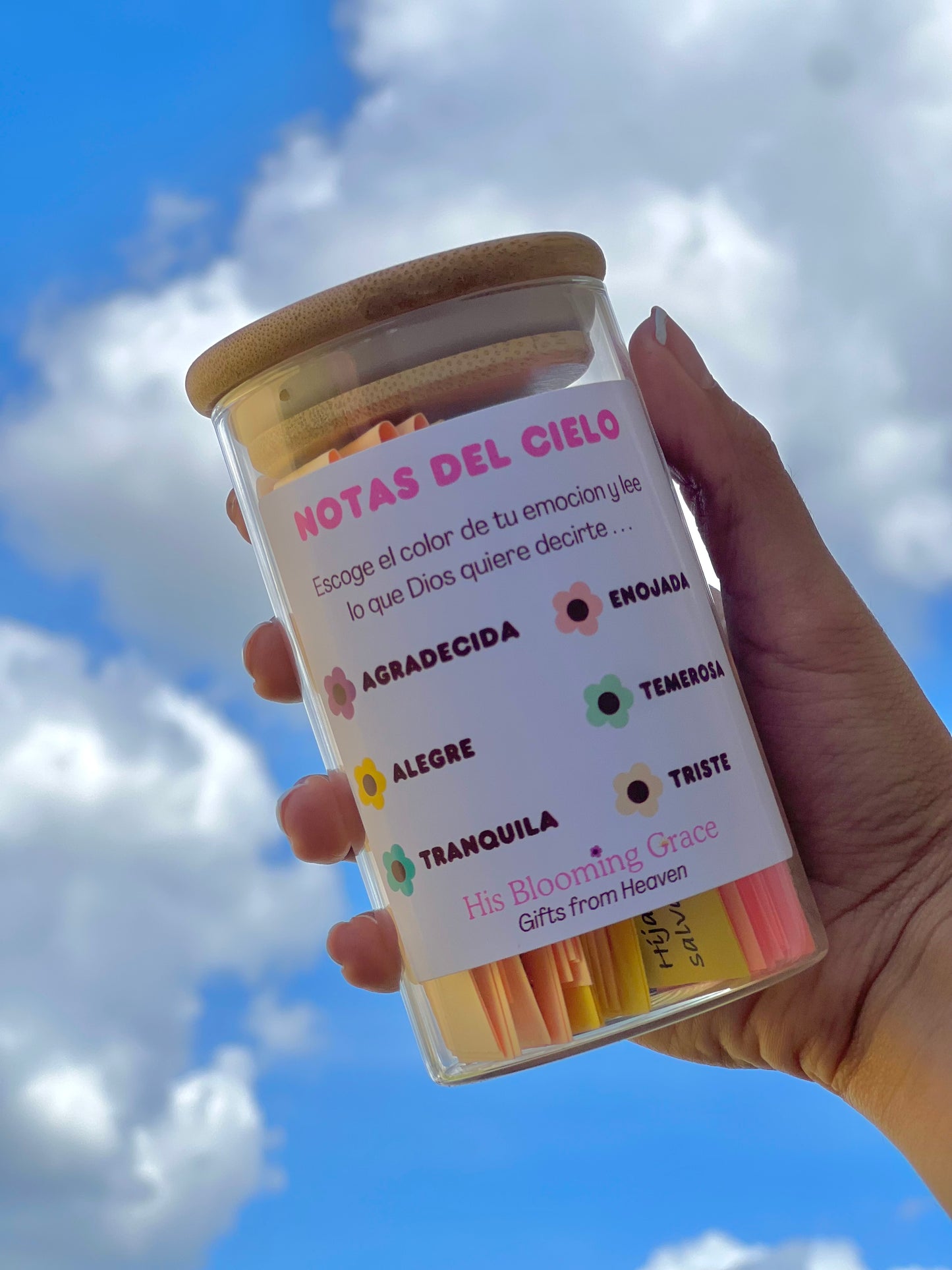 Notas Del Cielo - Frasco de Notas Inspiradas en la Biblia